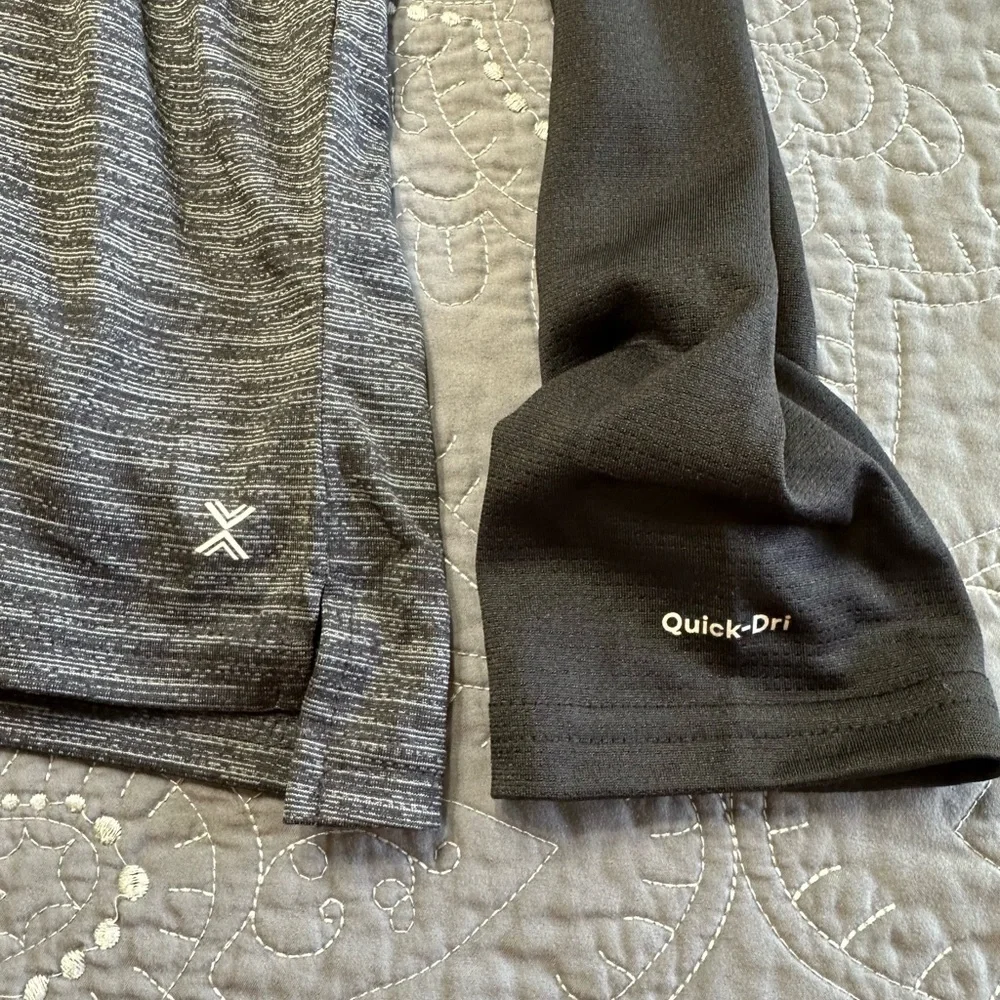 Xersion Big Boys Black/Gray Quick-Dri Lightweight Hooded Shirt NWT Size XL 18/20